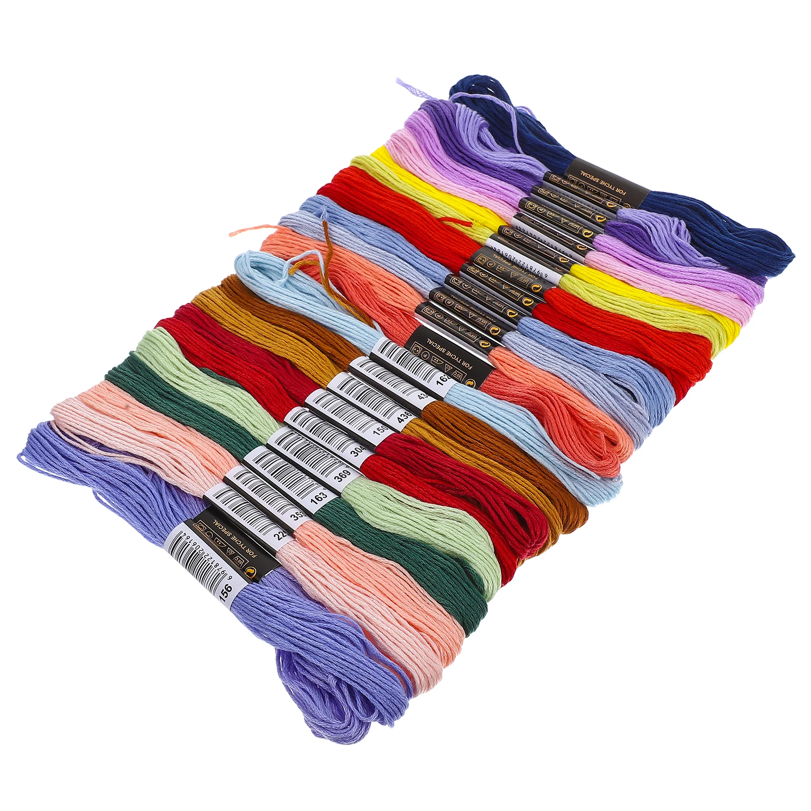 

24 Pcs Cross Stitch Thread Set Craft for Sewing Suite Embroidery Materials Crafts