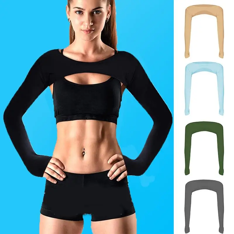 Anti-sunburn Sleeve Cool Muff ผู้หญิงธรรมดา Shrug แขนสําหรับแขนผู้ใหญ่อุปกรณ์นุ่มกีฬา UV ป้องกัน Cuff