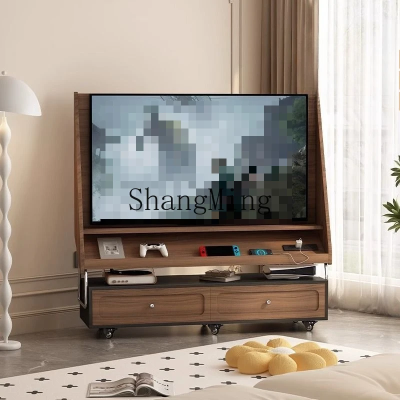 

Элегантный антикварный телевизионный шкаф из массива дерева премиум-класса, в стиле ретро, для небольшой квартиры, популярный среди интернет-знаменитостей.