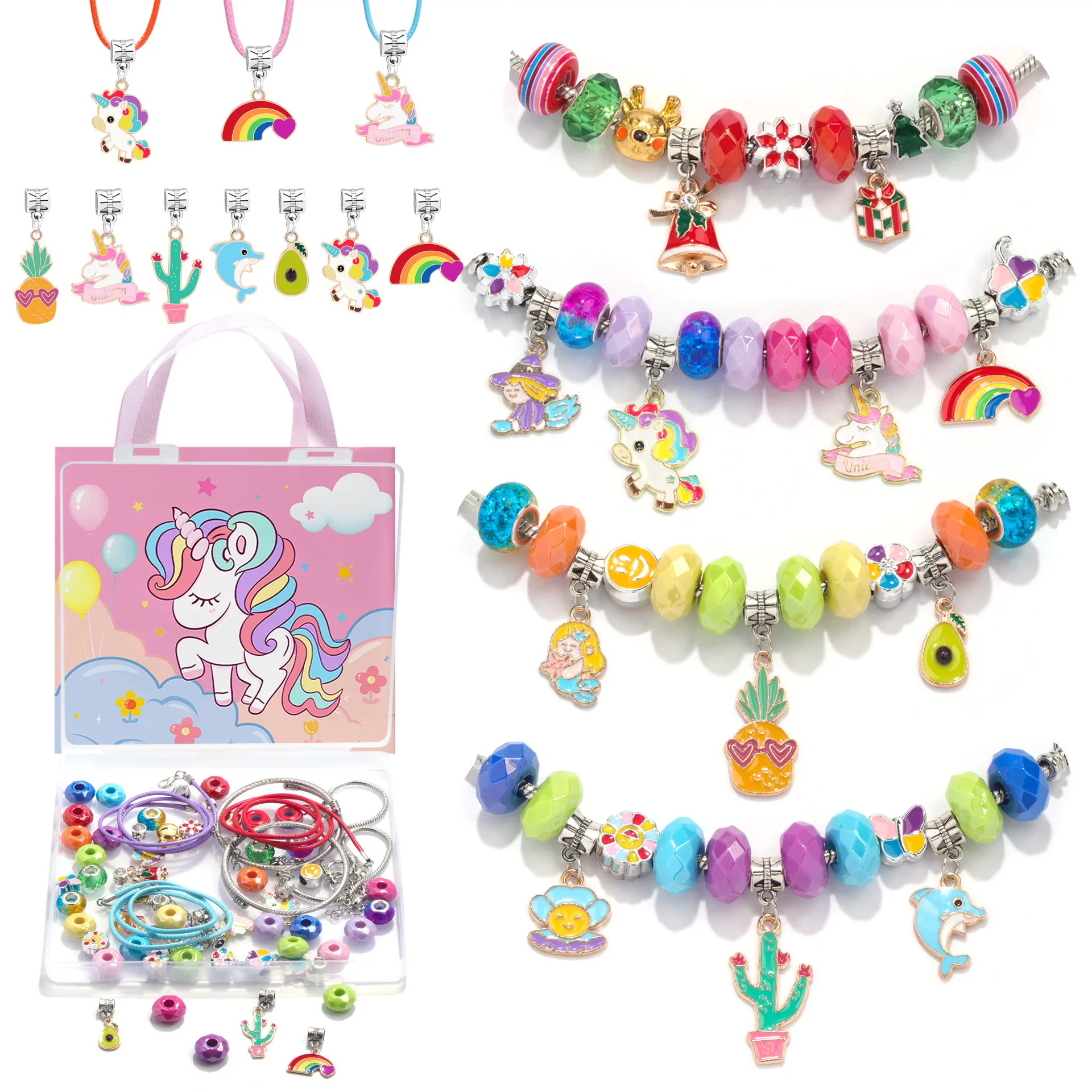 new-high-8cm-children's-diy-bracelet-cute-cartoon-beads-jewelry-box-other-faion-accories-for-kids