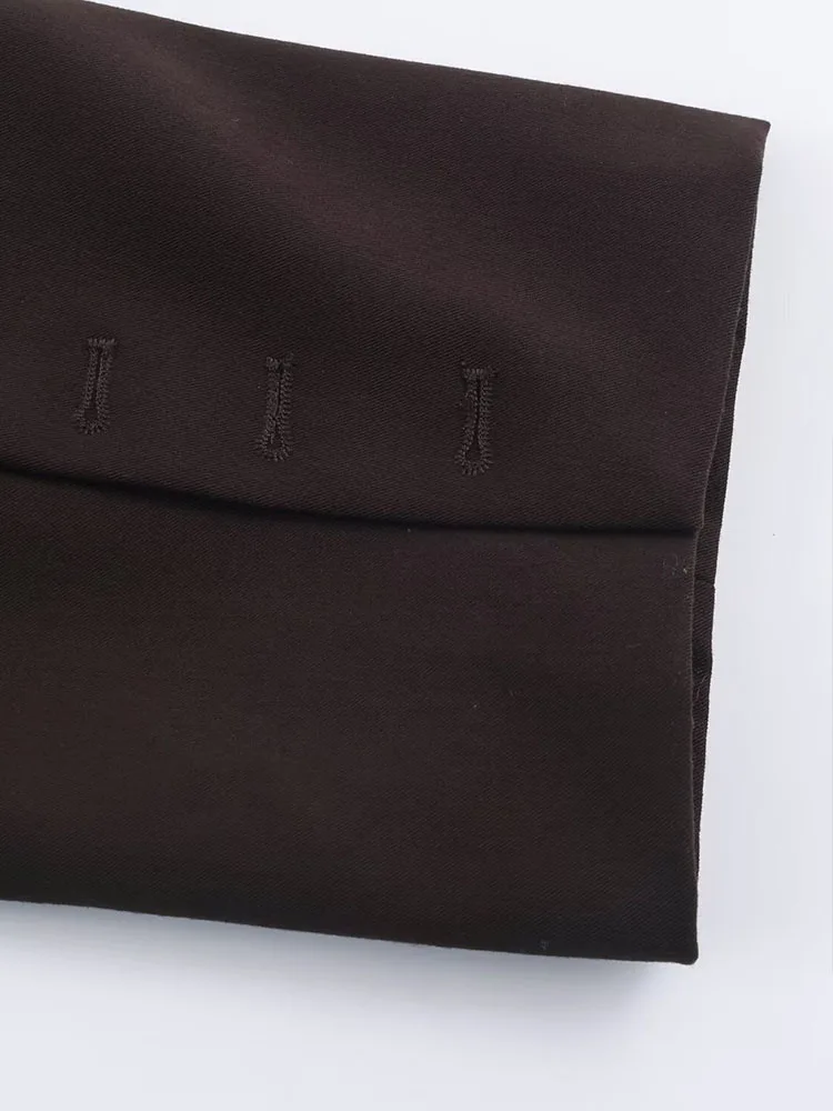 سترات نسائية لخريف 2025 معاطف غير رسمية متينة مزدوجة الصدر فضفاضة للسيدات أنيقة للشارع ملابس خارجية