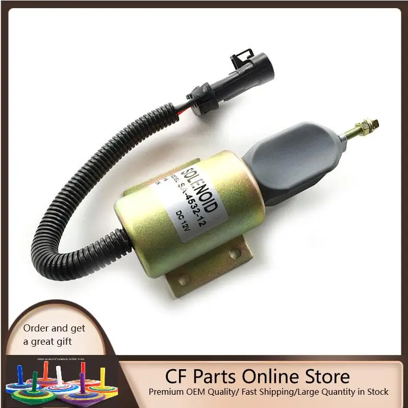 

Fuel Solenoid 59009134 SA-4532-12 2003ES Ingersoll DD-130 Compactor B5.9-C Free Shipping