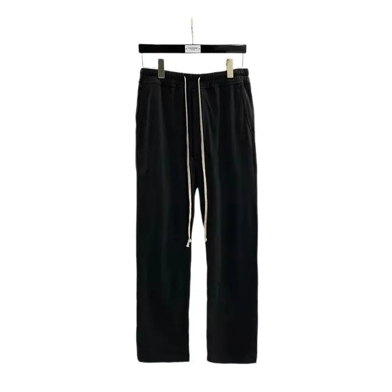 

Men Casual Cargo Pants Gothic Men's Clothing Autumn Solid Sweatpants High Street Black Long Pants