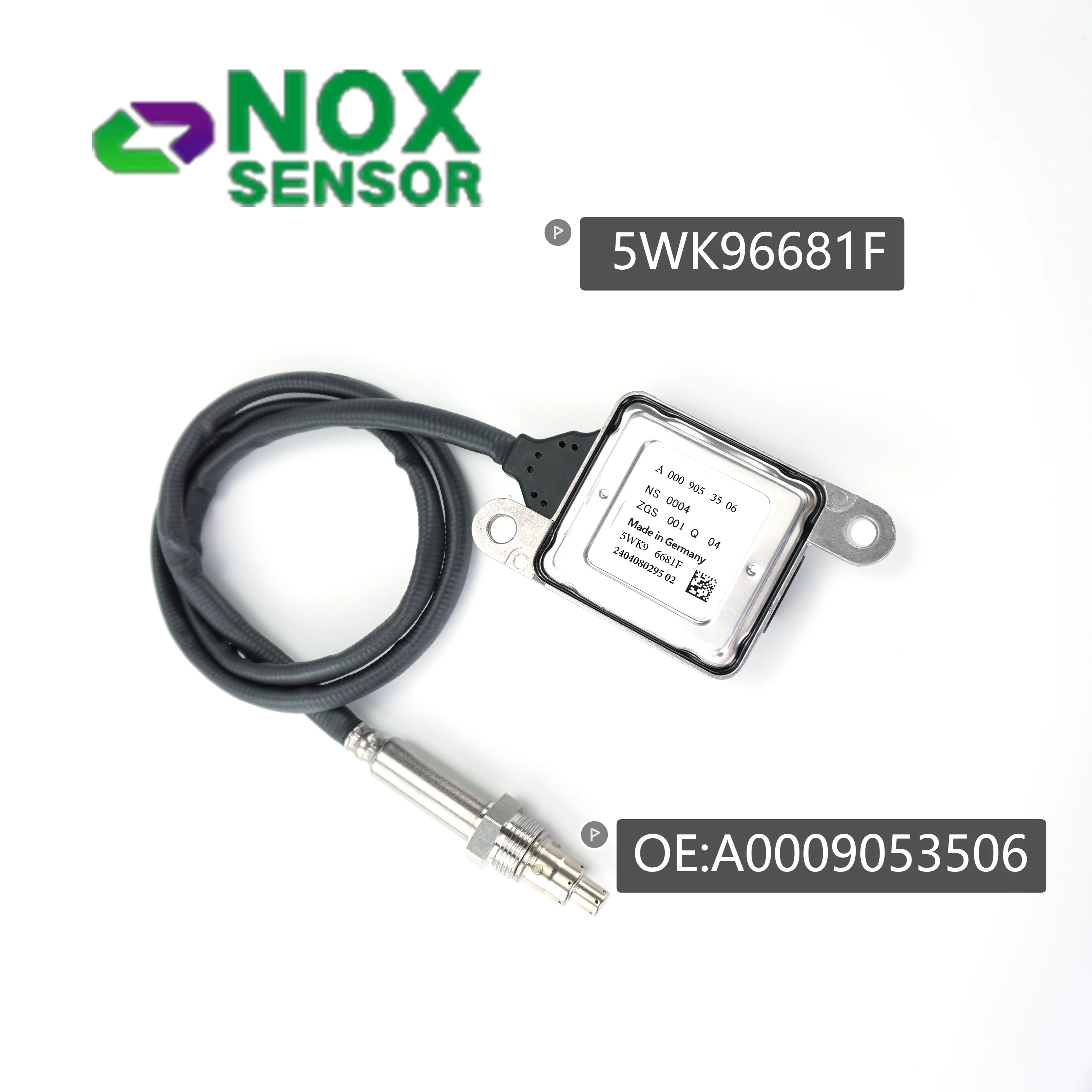 

A0009053506 NOx Sensor 5WK96681F Nitrogen Oxide NOx Sensor For Mercedes Benz C320 CDI W204 2012 W212 C218 W222 12V