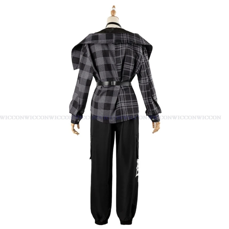 Aoyagi Toya Cosplay Kostuum Pruik Jongen Halloween Feest Dagelijks Set Spel Project Sekai Kleurrijke Podium Kleding Outfit Broek Fancy