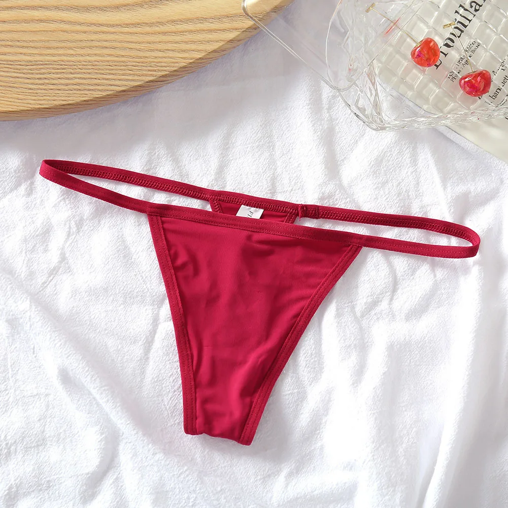 

Home Relaxation Sexy Panties Thin Low Waist Thong Briefs Low Waist Briefs M-XL Size Options Moderate Elasticity Cotton Fabric