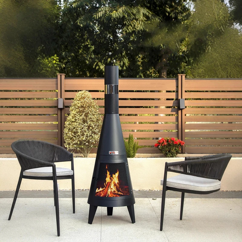 

Уличный садовый мангал-очаг для барбекю, бездымный, на дровах, с удлиненной подставкой, уличный камин