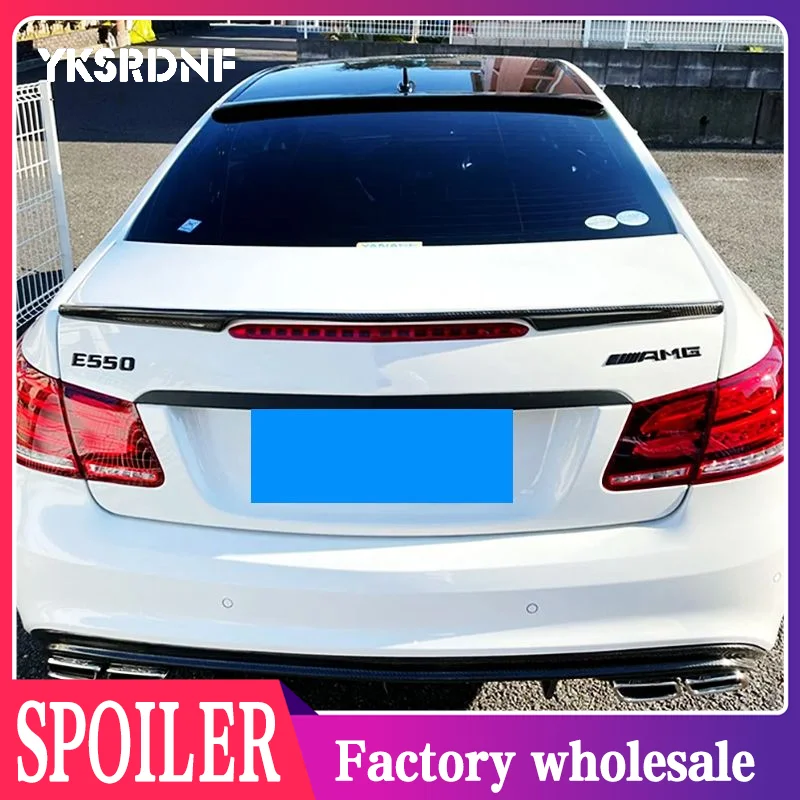 

2009 To 2016 For Mercedes benz E Class Coupe W207 C207 E200 E250 E300 E350 AMG Spoiler Carbon FIber Glossy Black High Quality