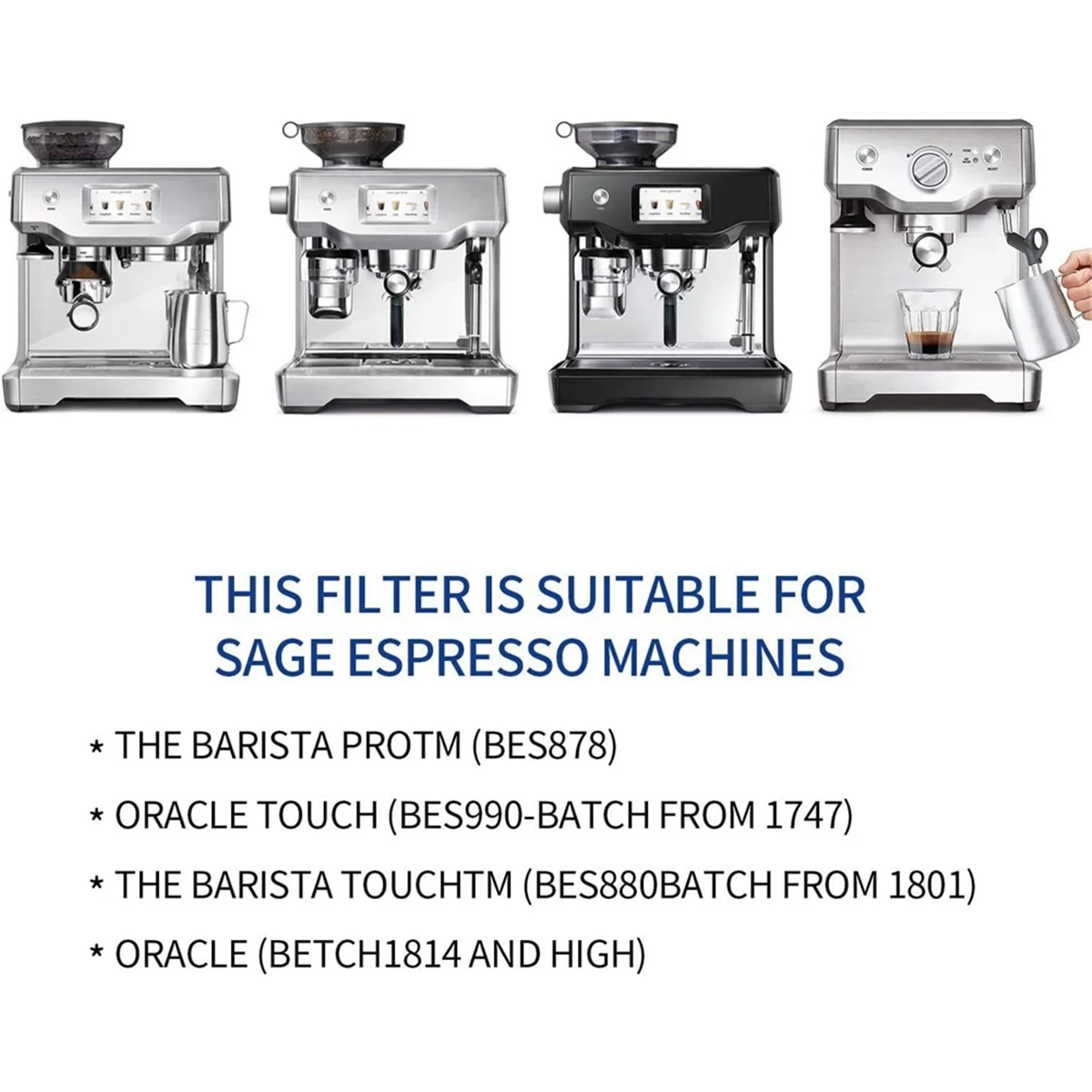 

X40A_Сменный фильтр для воды для эспрессо-машины Breville Barista Touch