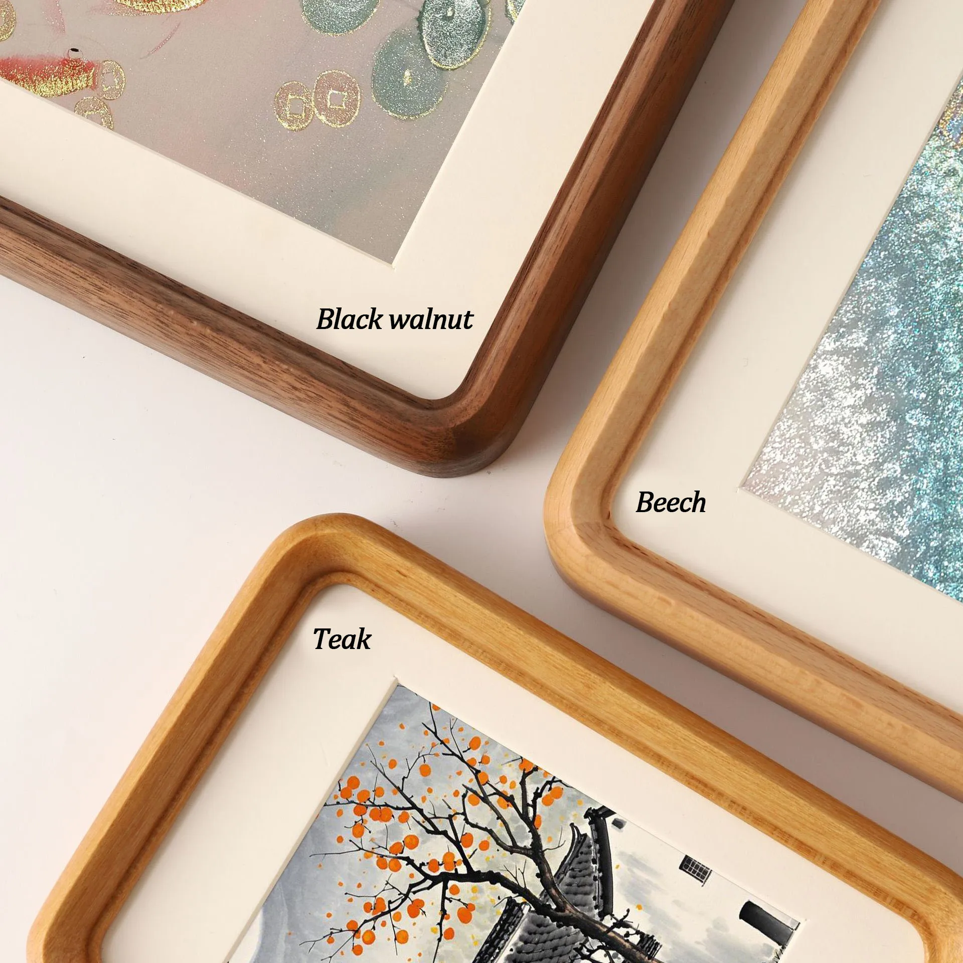 Bingkai Foto Kayu Solid Walnut - Engraved Wood Frame ulasan dan harga