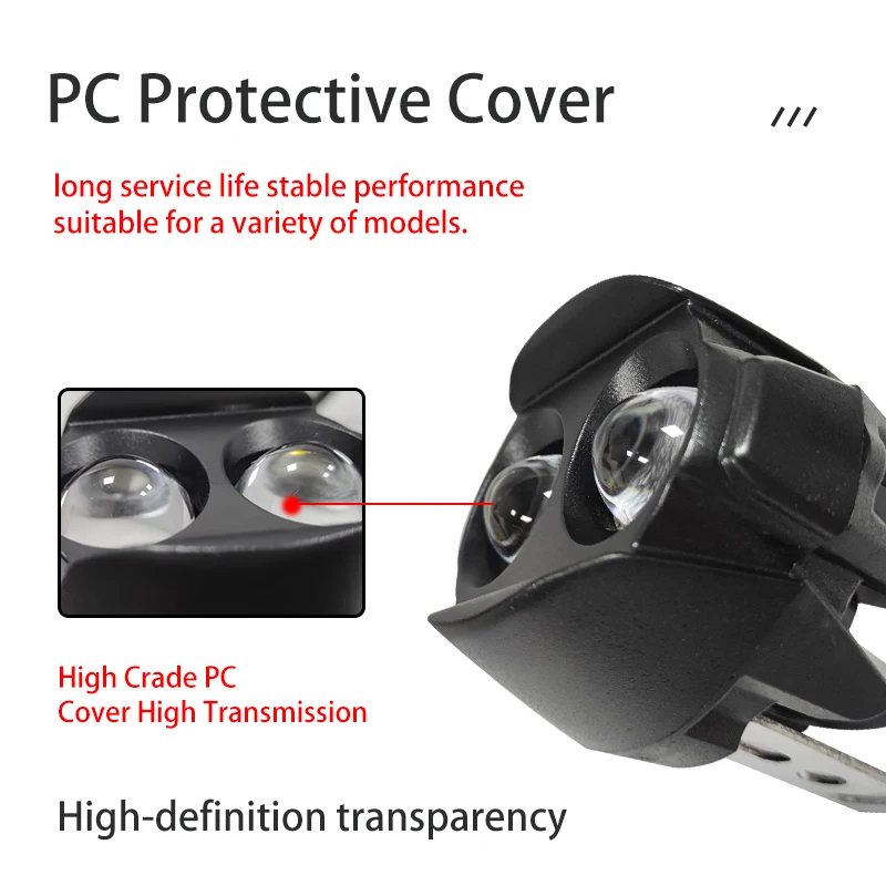 3 Inch Motorcycle Fog Light Brighter Lamp Off Road Driving Light Offroad 2800LM Auxiliary Spot Work Lights for ATV UTV Truck 4x4