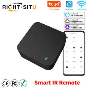 جهاز التحكم عن بعد Tuya Smart IR ، الحياة الذكية لأتمتة المنزل الذكي ، استبدال التلفزيون ، DVD ، AUD ، AC ، يعمل مع Alexa ، Google Home أفضل 6 أجهزة تحكم عن بعد للتلفزيون ذكي التكنولوجيا - رقم 5