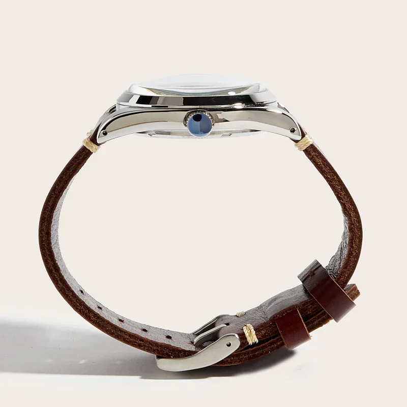 Vintage Uhr Mechanische De Luxe Unisex Dress Handaufzug Armbanduhr – Detail 2