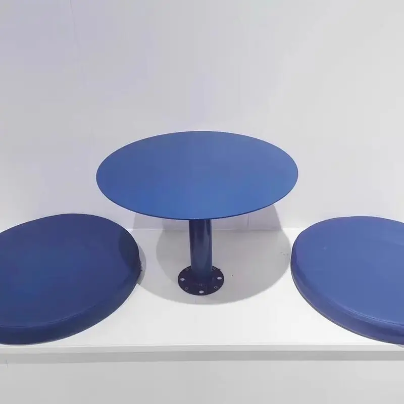 

‌Wall-Mounted Metal Round Table Bubble Tea Shop Space Saving Booth Table Cafe Wall Side Table Commercial Restaurant Furniture