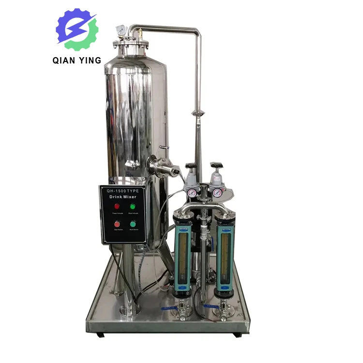 Small Automatic Beverage Mixed Equipment Carbonated Soft Drink Mixed Machine Soda Water Making Machine