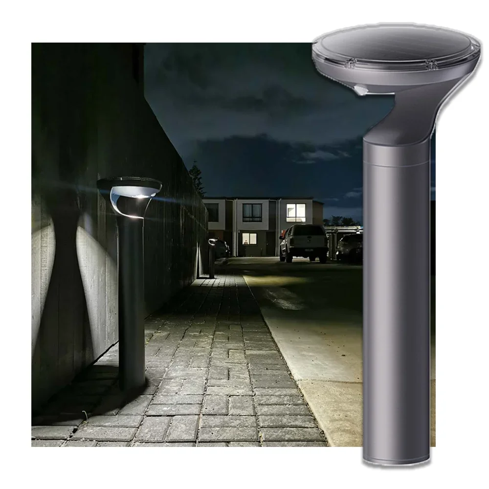 IK10 Energy Lights PIR Motion Sensor IP66 Wireless DC Power Vandal Resistant LED Aluminum ECO Street Patio Use Battery Solar