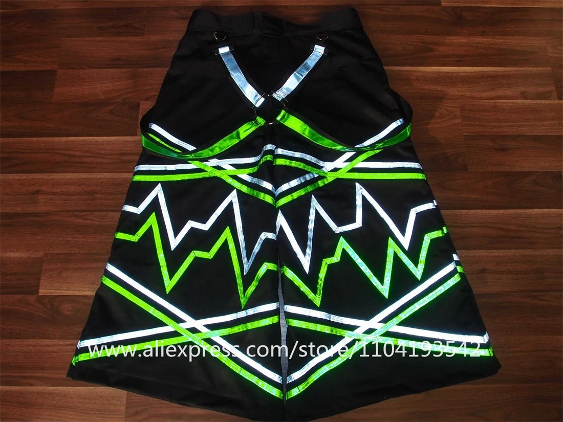 PHATTPANT فات السراويل الهذيان والعتاد عاكس الرقص ارتداء هاردستايل عاكس بنطلون الغراب خام تكنو هاردستايل تنزان خرطوم SHUFFLE52