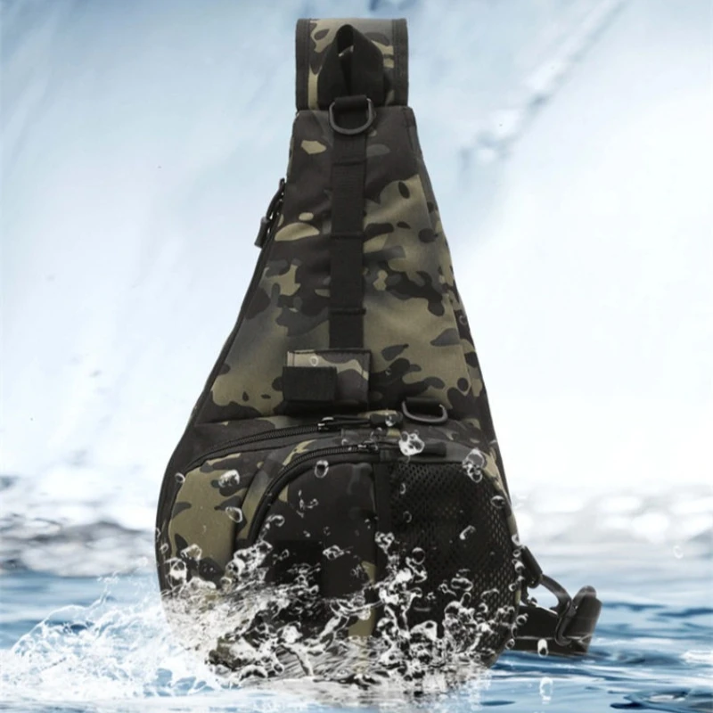 Multi-functional Waterproof Fishing Gear Bag Outdoor Single-shoulder Sea Fishing Bag Portable Lightweight Large Capacity Bags