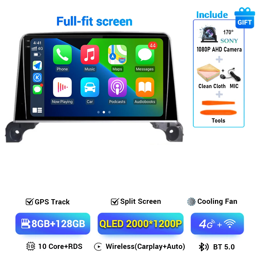 Android 15 Carplay Auto 360 Camera Voor Peugeot 5008 4008 3008 2017 2018 2019 2020 Autoradio Multimedia Speler navigatie Gps Dsp
