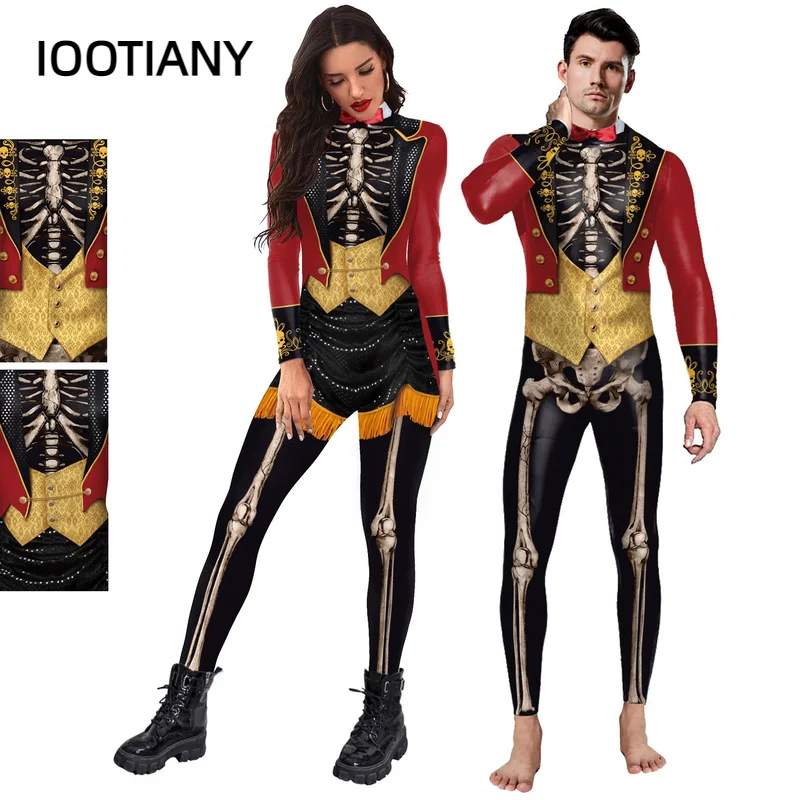 

Halloween Unisex Skeleton Cosplay Costume 3D Printed Bodysuit Holiday Party Zentai Stretch Bodysuit Sexy Long Sleeve Tights 2025