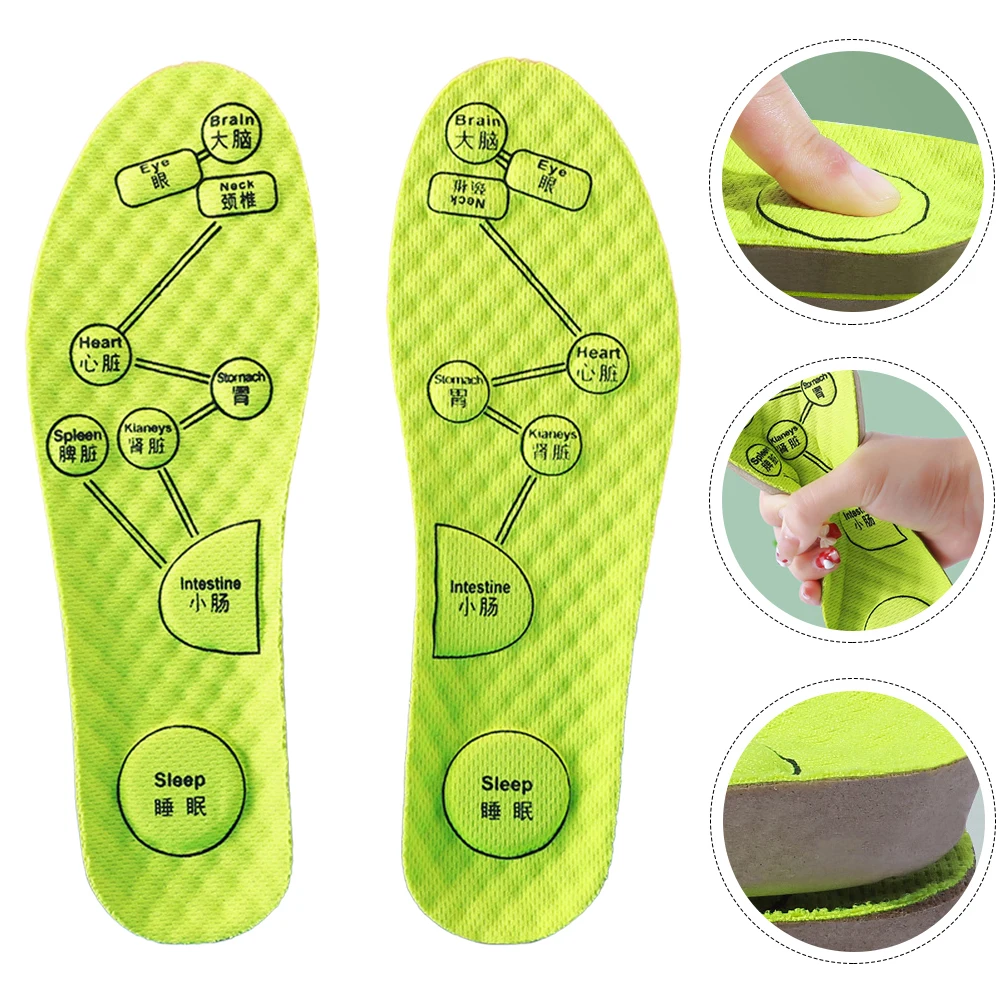 

Comfortable Breathable Shoe Inserts Professional Sports Insoles Replaceable Foot Pads Shockproof Non-Slip Ankle Support For