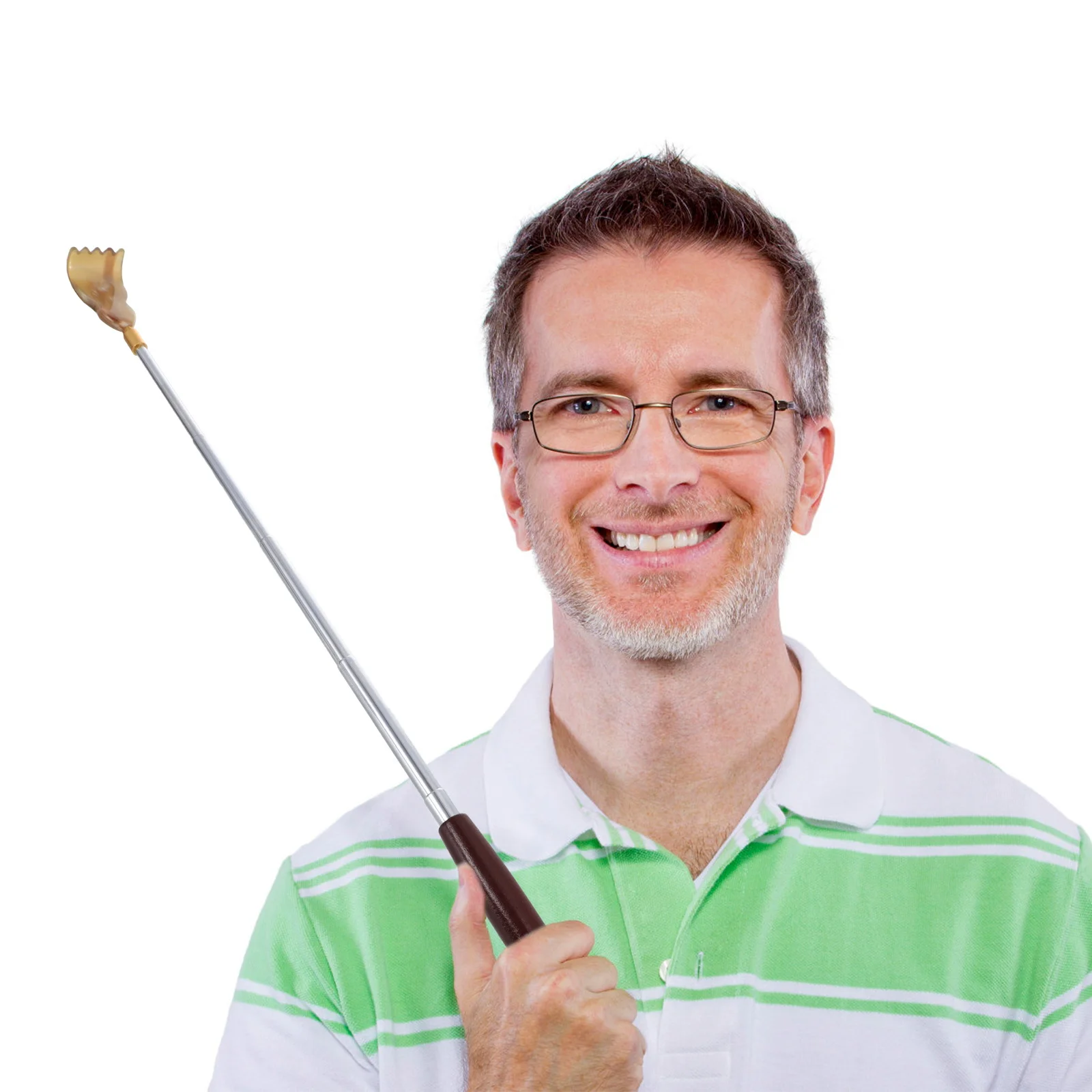

1Pcs Extendable Back Scratcher Premium Material Long Handle Claw Scratching Stick Comfortable Smooth Surface for All Ages