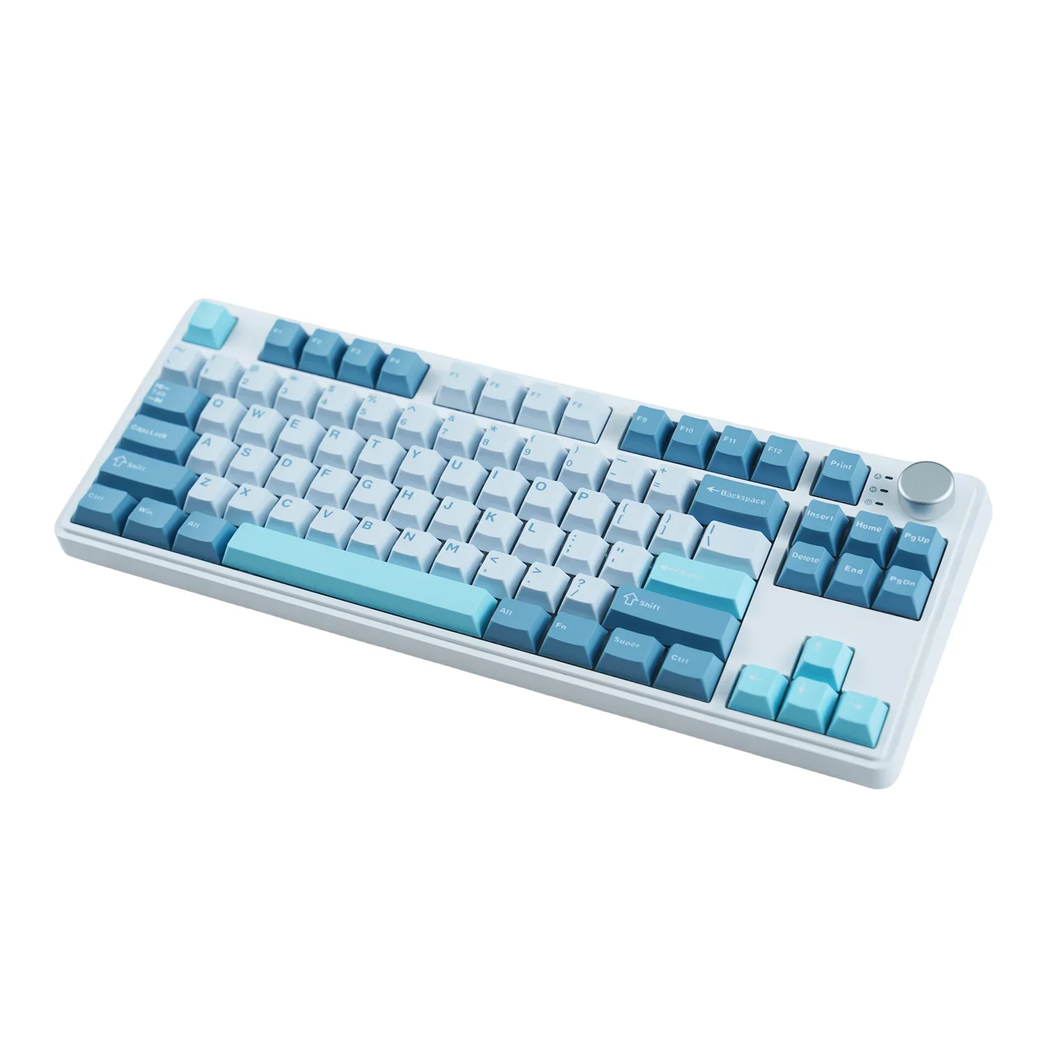 

MATHEW MK86 TKL RGB 3 Mode Mechanical Keyboard Gaming With Knob Bluetooth Hot Swappable Wireless 86keys 80% Layout for Win/Mac