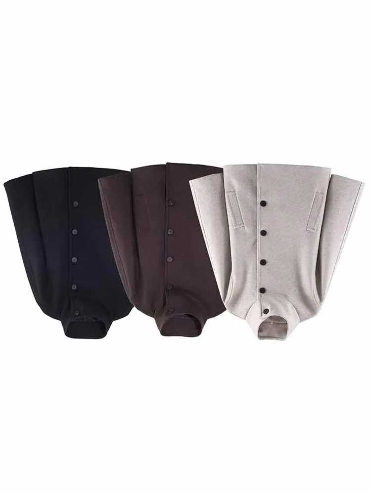 

HH Woman Spring Fashion Long Sleeves High Collar Single Breasted Solid Short Coat Female High Street Casual Comfortable Jacket