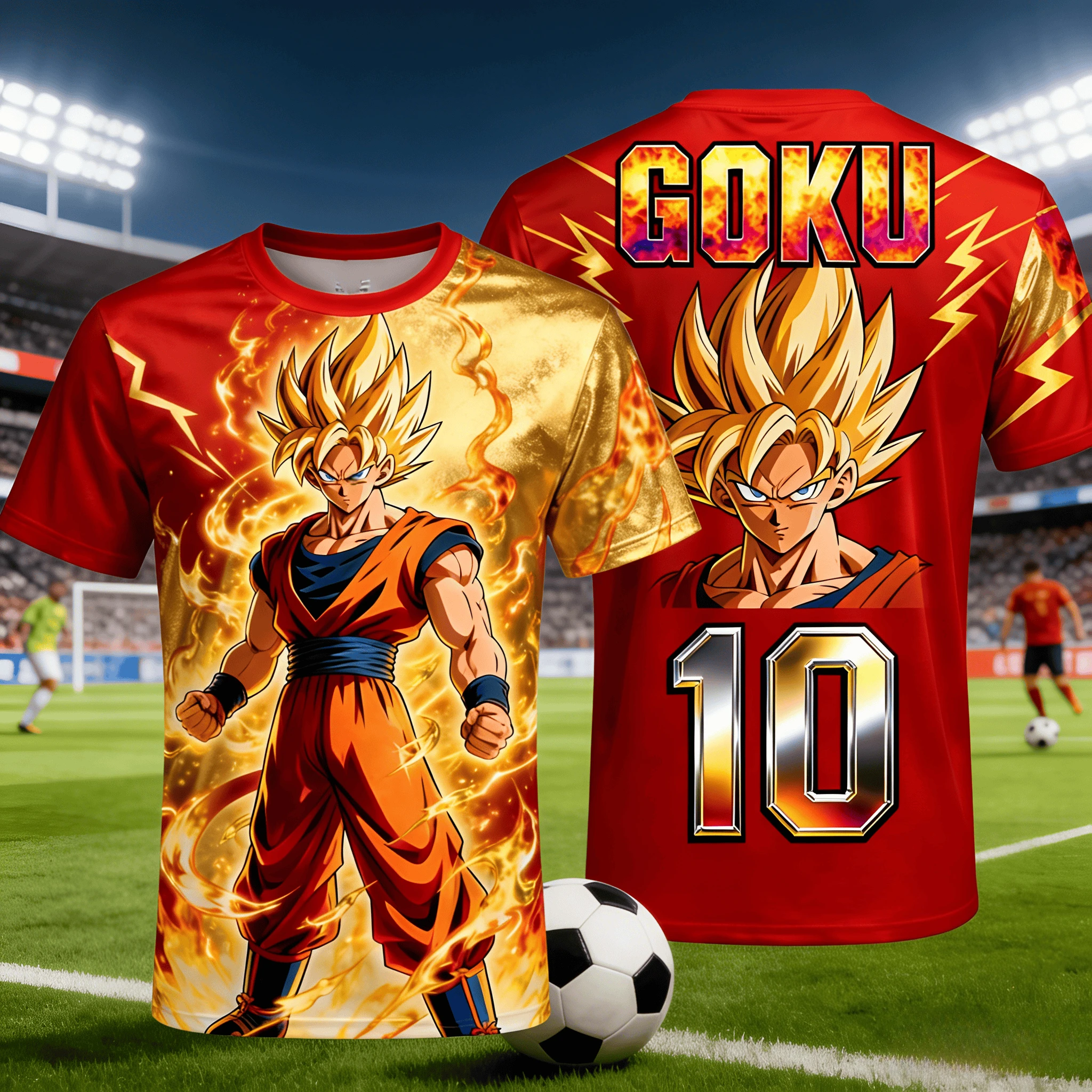 

2026 Summer Dragon Ball Super Super Saiyan Goku Oversized T-shirt 3D Print Breathable Retro Streetwear Unisex Fitness Tee