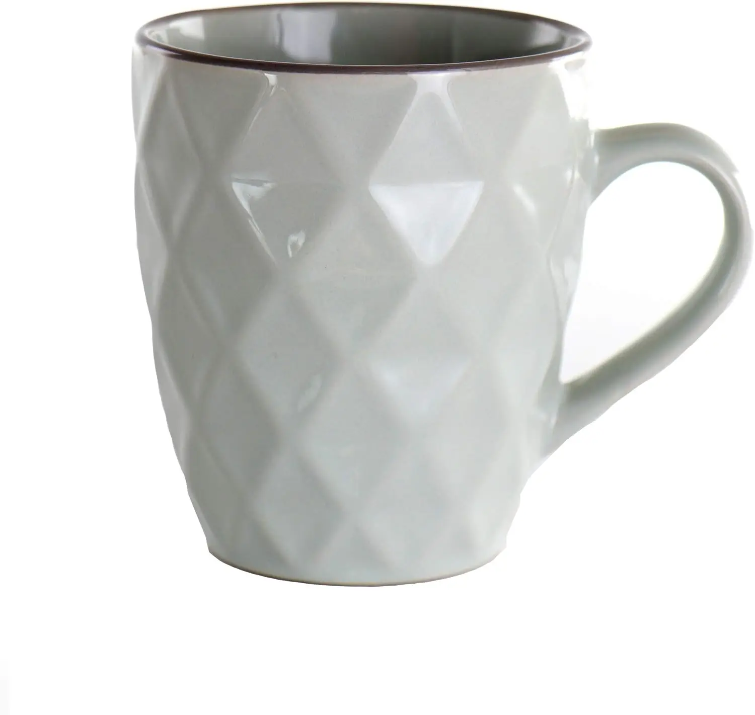 طقم أطباق دائرية من مجموعة أواني الطعام الحجرية، 16 قطعة، لائحة ولؤلؤ