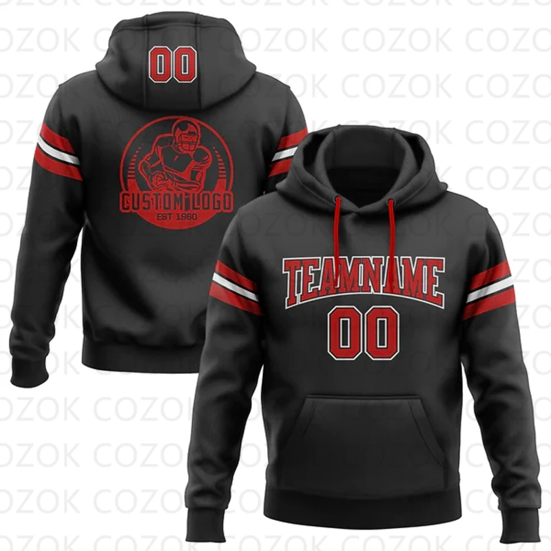 Op Maat Gemaakte Hoodies Zwart Geel Colour Jersey 3d Bedrukt Unisex Pullovers Hoodie Casual Sweatshirts