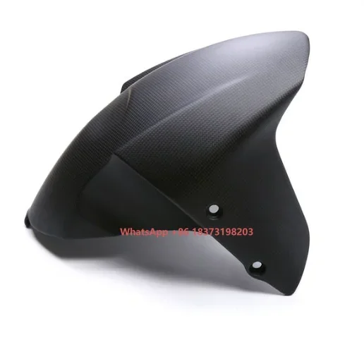 

3K 3*3 Carbon Fiber Motorcycle Front Fender Cover for Davel V4 2023+