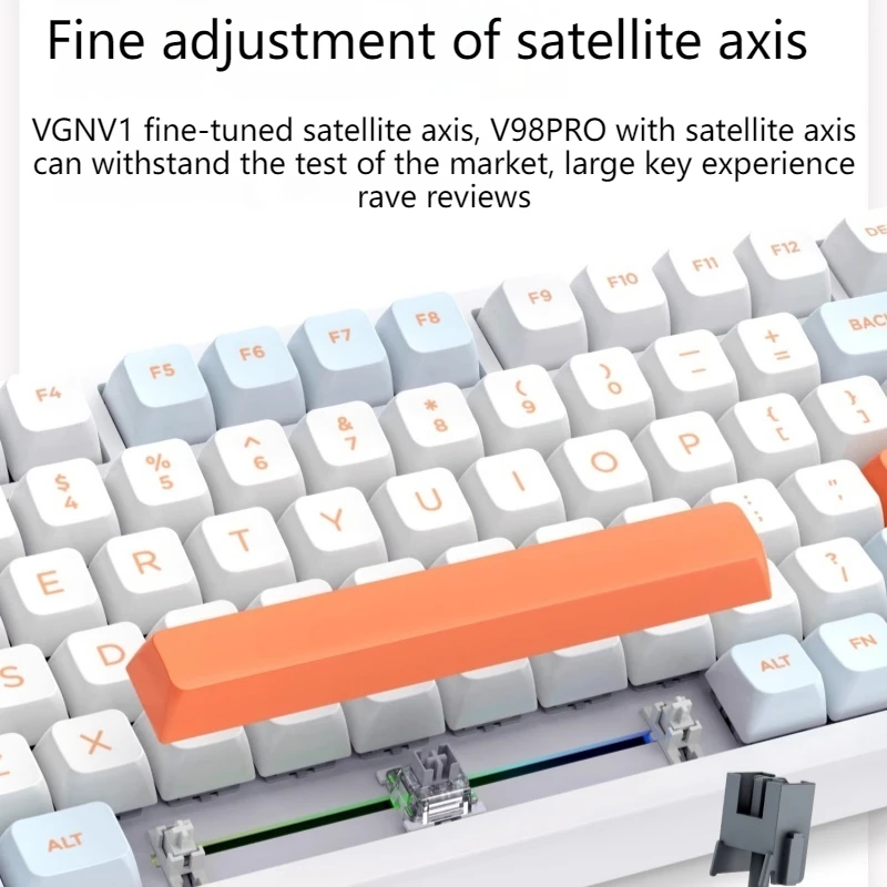 Vgn N75 Mechanical Keyboards Wired Tri-Mode 75% Arrangement Full Key Hot Swappable Gasket Structure Customized Gaming Keyboards
