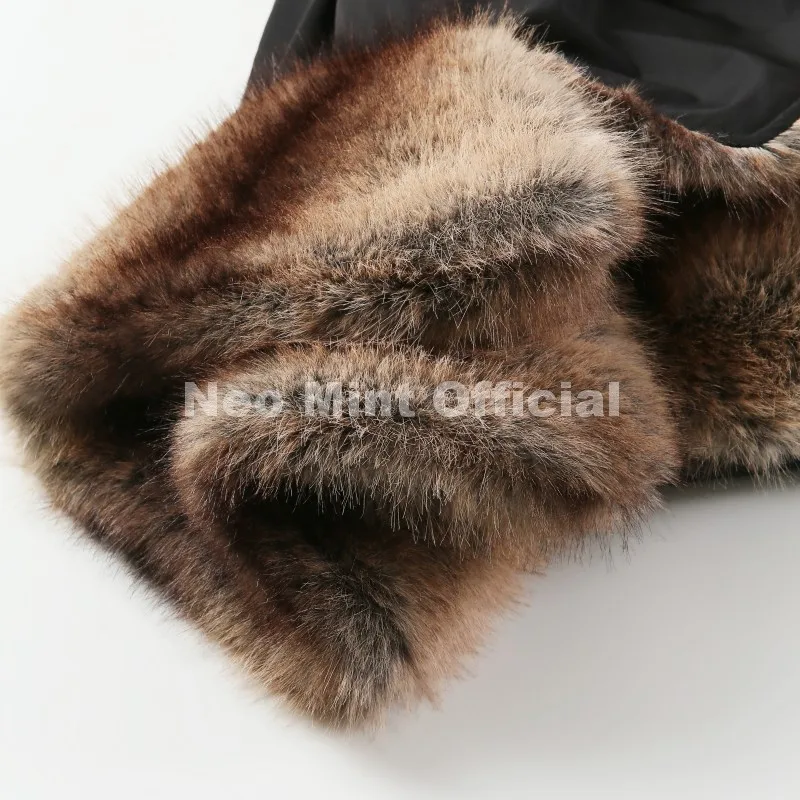 Neo Mint Trendy 2026 Fur Collar Bomber Jacket Women Winter Warm Padded Coat Parkas Luxury Brand Quilted Puffer Jackets Overcoats