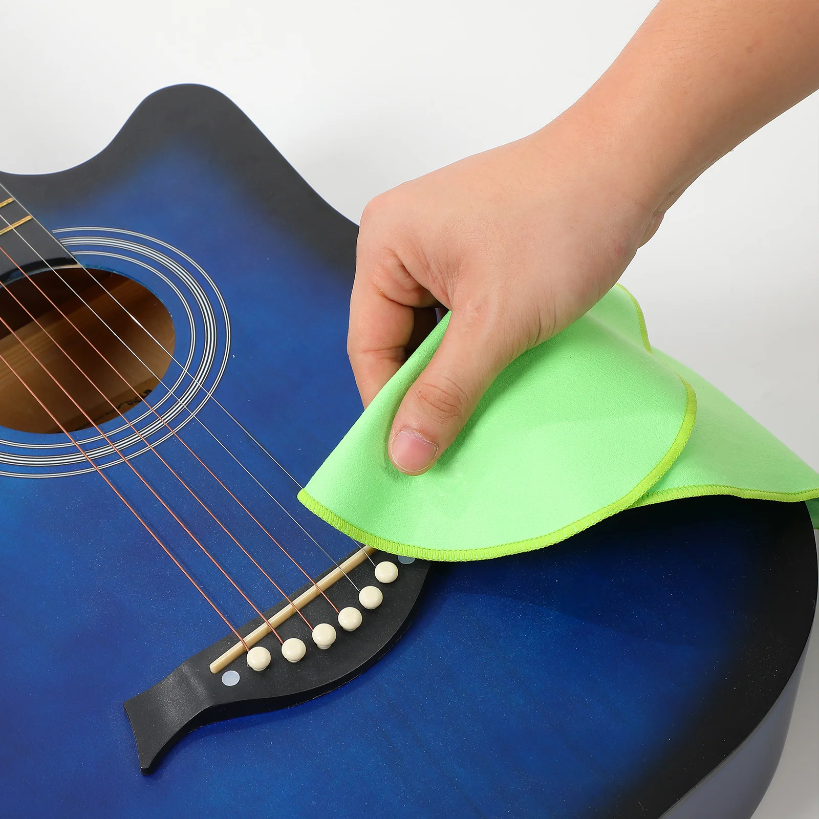 

2Pcs Cleaning Cloth Set for Musical Instruments Durable Easy to Use Soft Lint Instrument Care Clarinet Cleaning Cloth