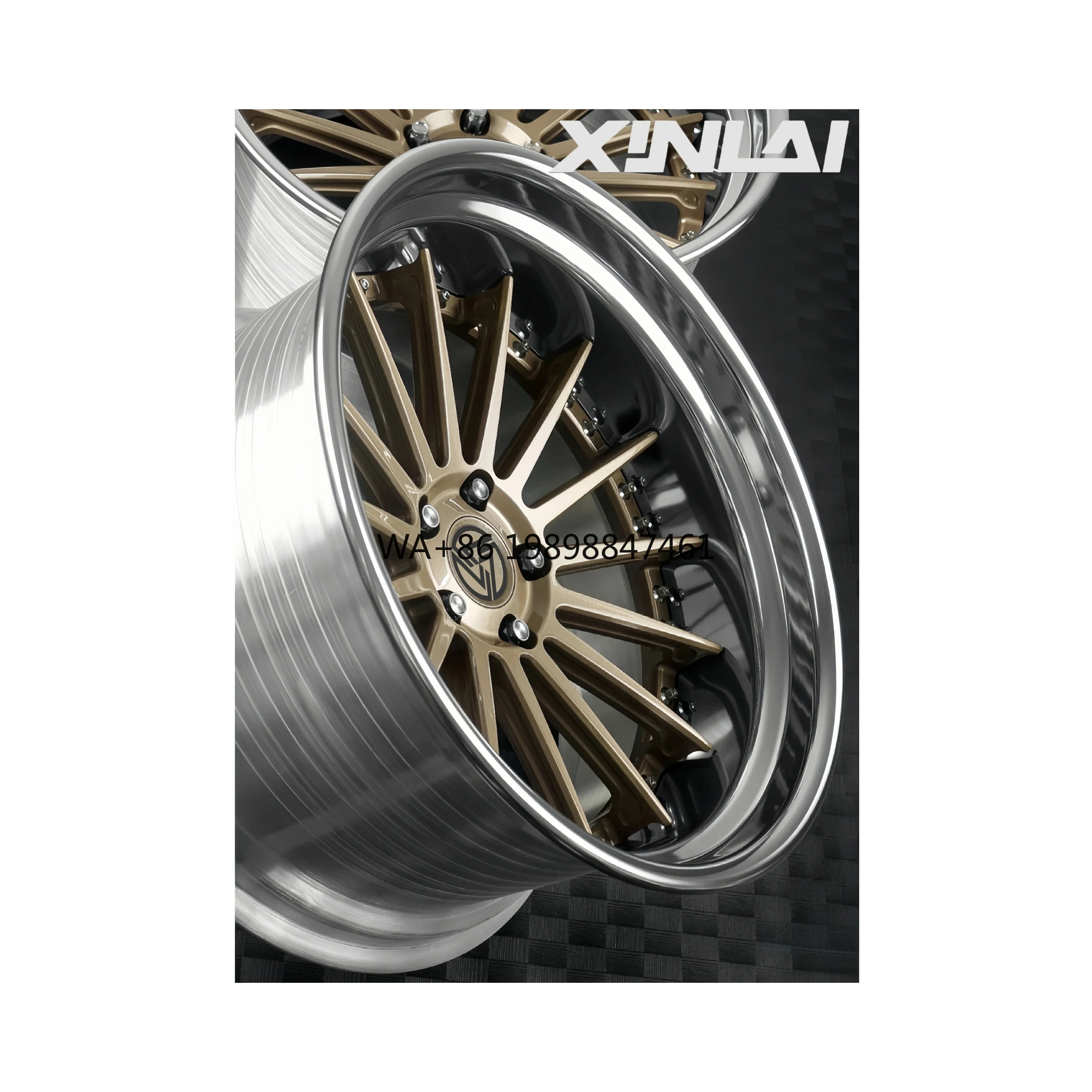 

XINL Brushed Polished Forged Deep Concave Wheel Passenger Wheel 18 20 24 28 Inch Rim 5x112 5x130 5x114.3 6x139.7 Wheel for