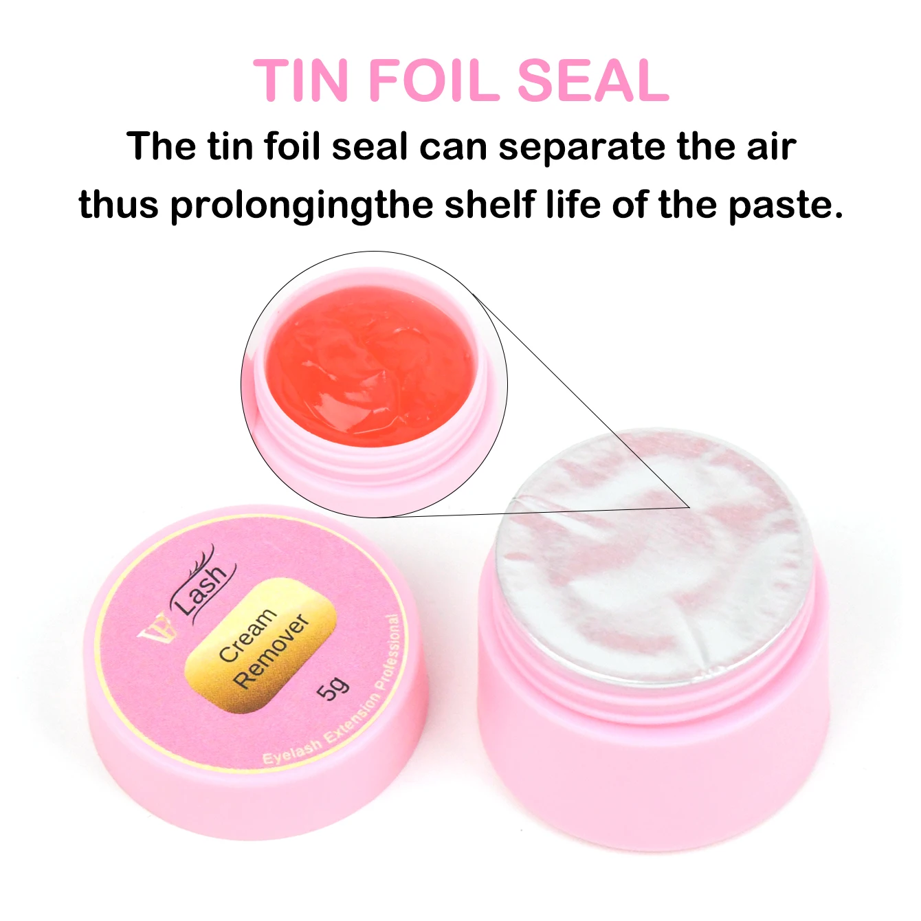 ARTSTAR 5 g Wimpernverlängerungskleberentferner, keine Reizbarkeit, Creme für Wimpernentferner, Make-up-Werkzeuge