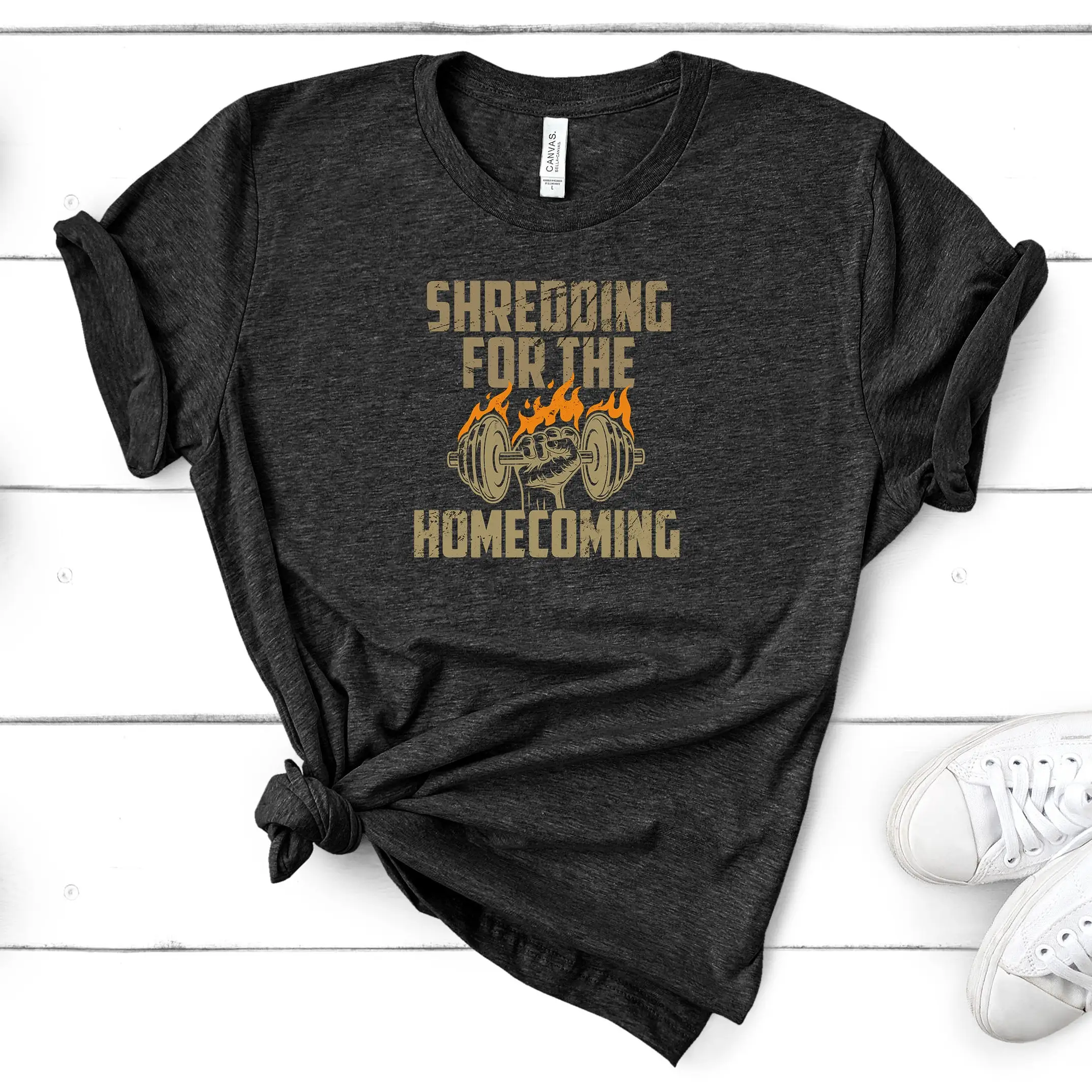 Gym Fitness T Shirt Shredding For The Homecoming Reunion Funny Workout