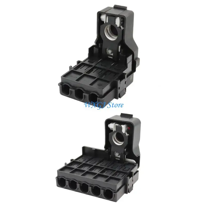 

37JE Compact Fuses Panel Block With Clear Terminal Marking For Vehicle Boat Circuits High Temperature Resistance Plastic Case