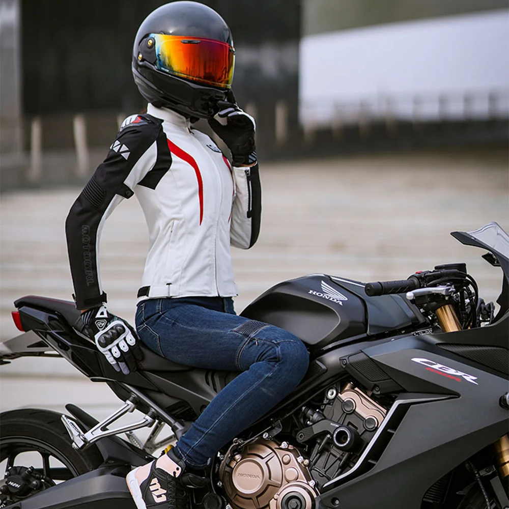 通気性のあるニットのオートバイのジャケット,落下防止,耐摩耗性,夏の乗馬服