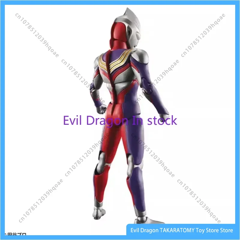 Bandai Original Anime Figure-rise Standard ULTRAMAN TIGA MULTI TYPE Action Figure Toys Collectible Model Gifts for Children