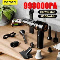 CENRR 998000PA Car Vacuum Cleaner Strong Scution Powerful Portable HandHeld Wireless Vacuum Vehicle Cleaner For Car Air Gun