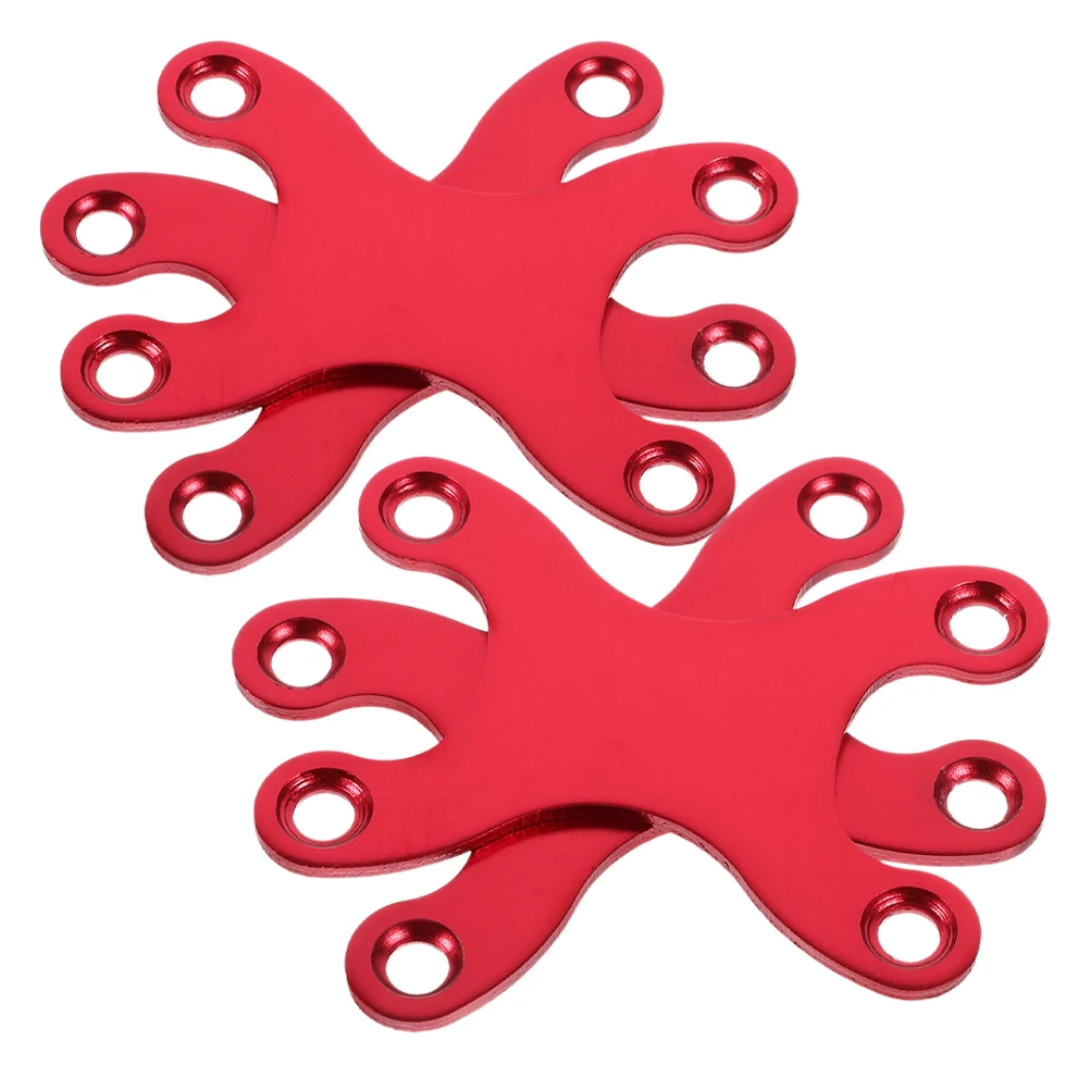 

4 Pcs Anti- Gasket Skateboard Anti-sink Bridge Support Aluminum Professional