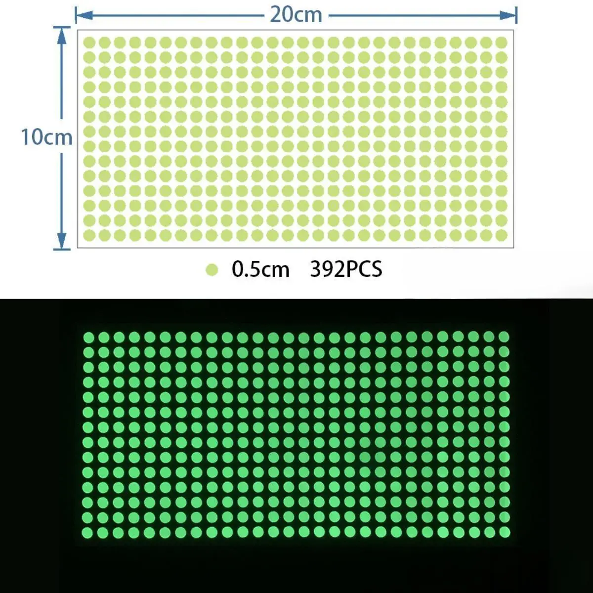 Luminous Glow in the Dark Stickers Kids Bedroom Wall Decal Removable Stars Night Decor for Ceiling