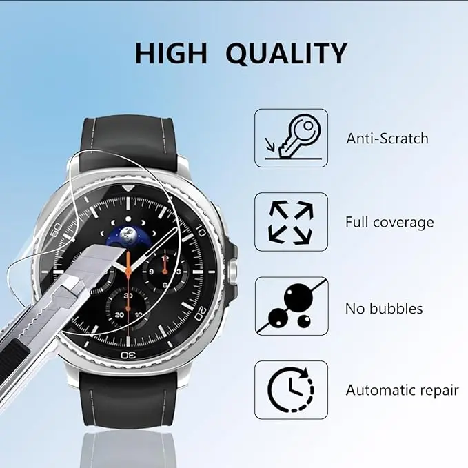 5Pcs HD Clear Hydrogel Film For Samsung Watch 8 Series 40mm 44mm 8Classic 46mm Protective Screen Protector image 4