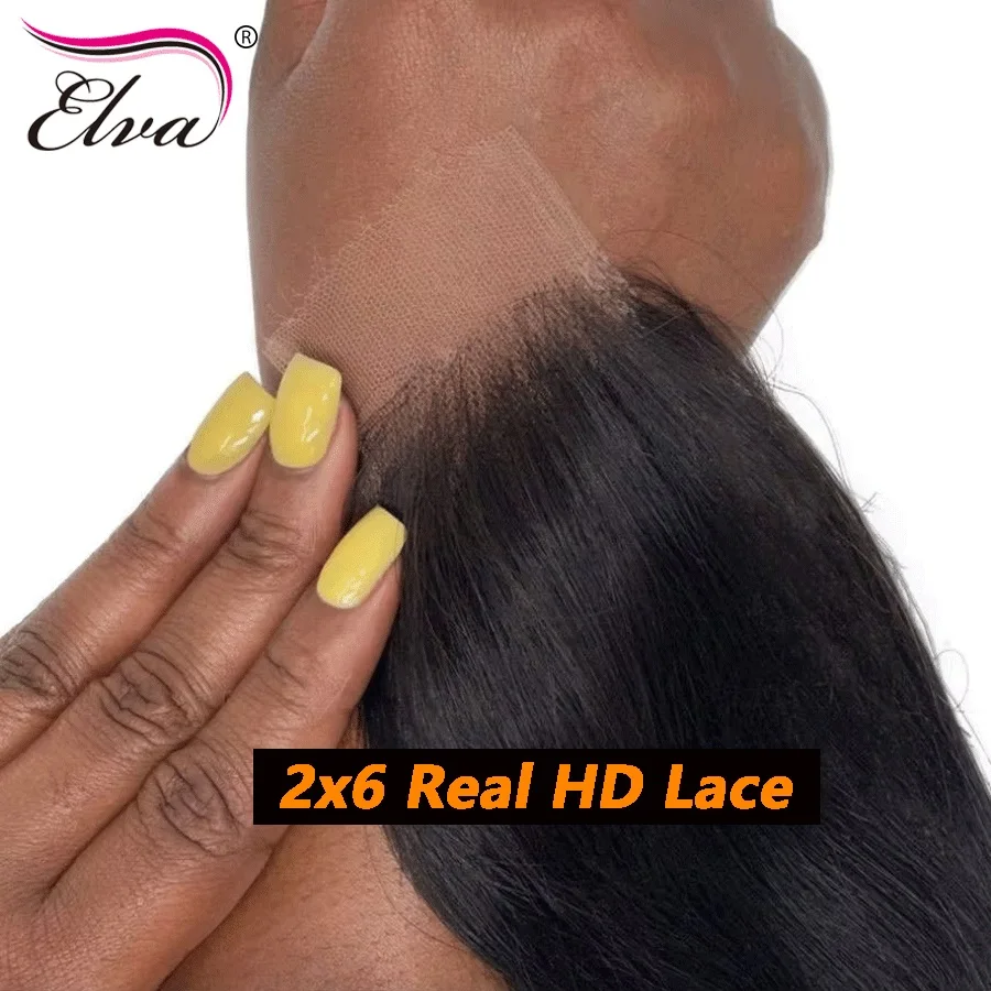 

100% настоящая HD 2x6 кружевная застежка, глубокая часть, предварительно выщипанные маленькие узлы, невидимая расплавленная кожа, 100% человеческие необработанные волосы, прямые/объемные волны 2x6