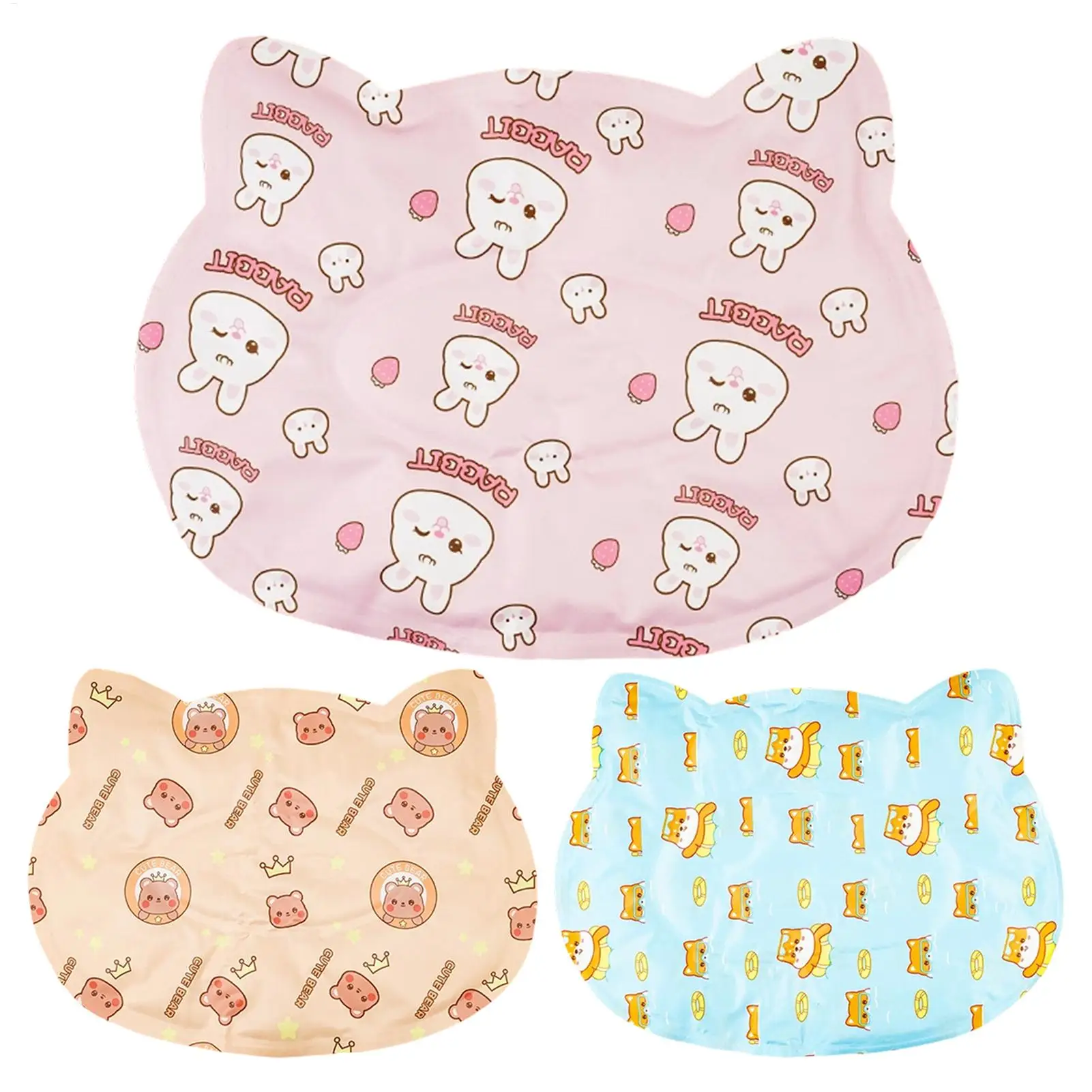 Cat Cooling Mat Gel Summer Dog Heat Relief Pad Small Pet Cool Blanket Resting Pad for Indoor Living Room Bedroom Travel