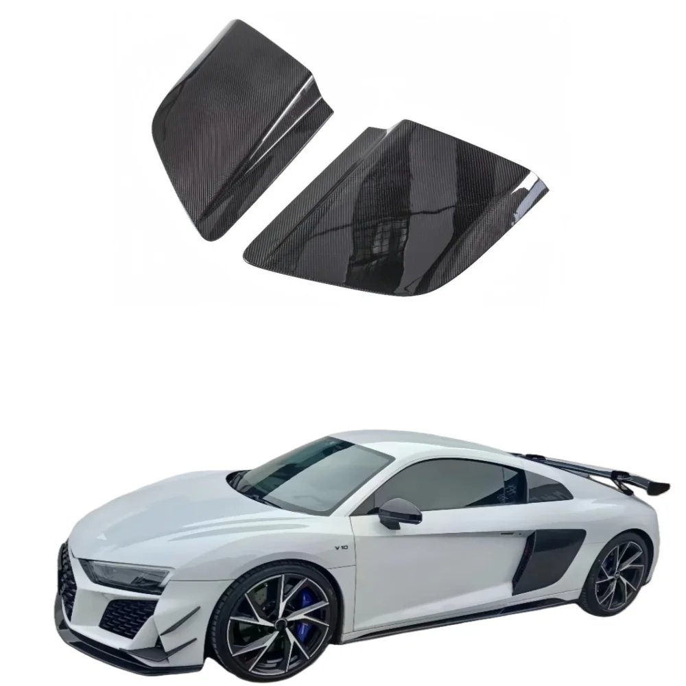 

R8 Modified Car air Vent Decoration with Dry Carbon Fiber GT Style Side air Vents Suitable for Audis R8