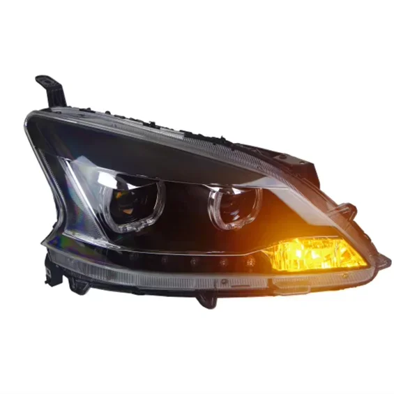 

New Car LED Headlight Assembly Upgraded Bifocal Lens Design for Nissan Sylphy 2012-2015 B17 Accessories