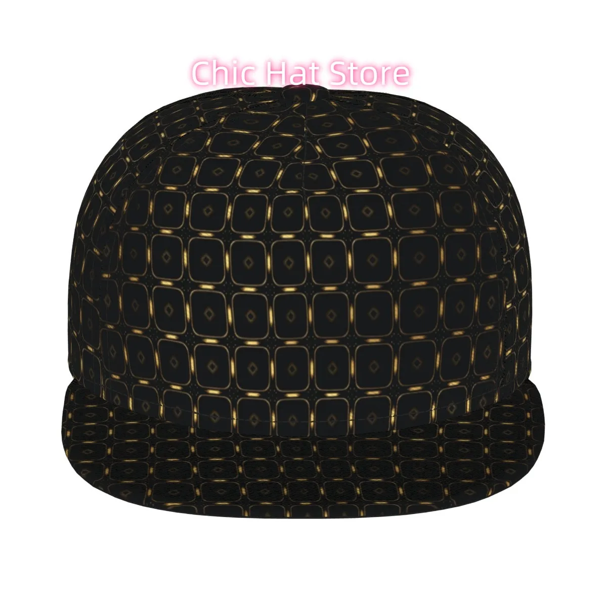 Men' & Women' 3D Full Print Flat Bill Snapback Hat - Adjustable Baseball Cap with All-Over Positioning Technology, Breathable Li